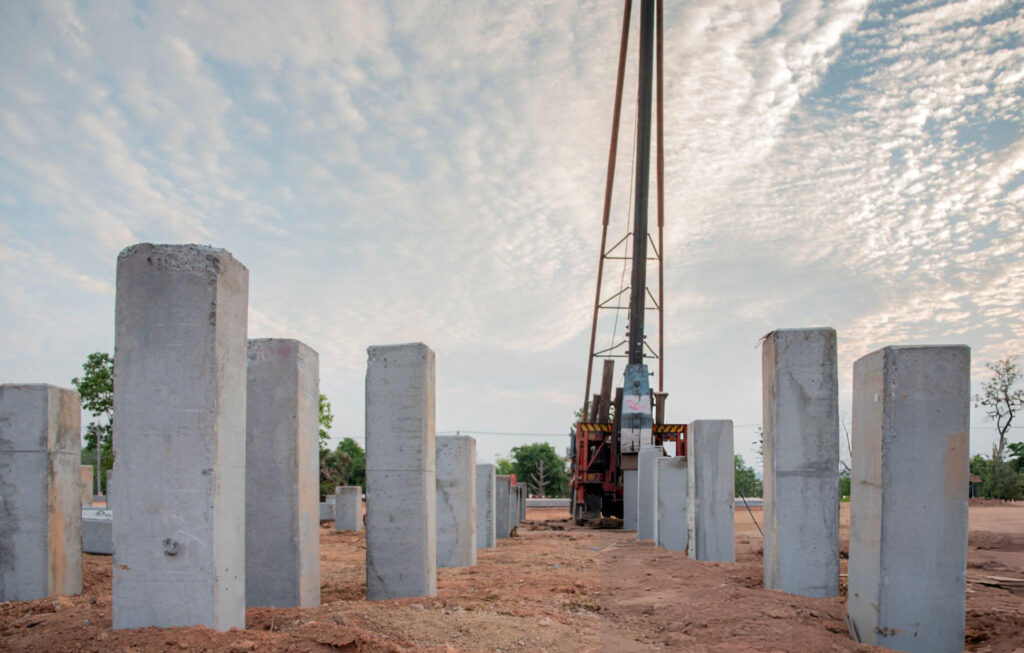 Pressed Concrete Pilings in Rendon, TX
